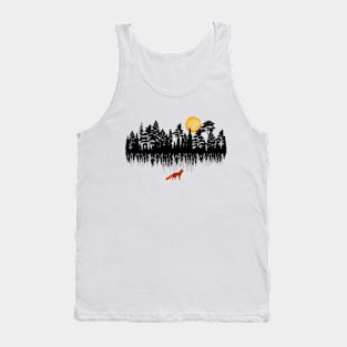 Fox in the woods Tank Top